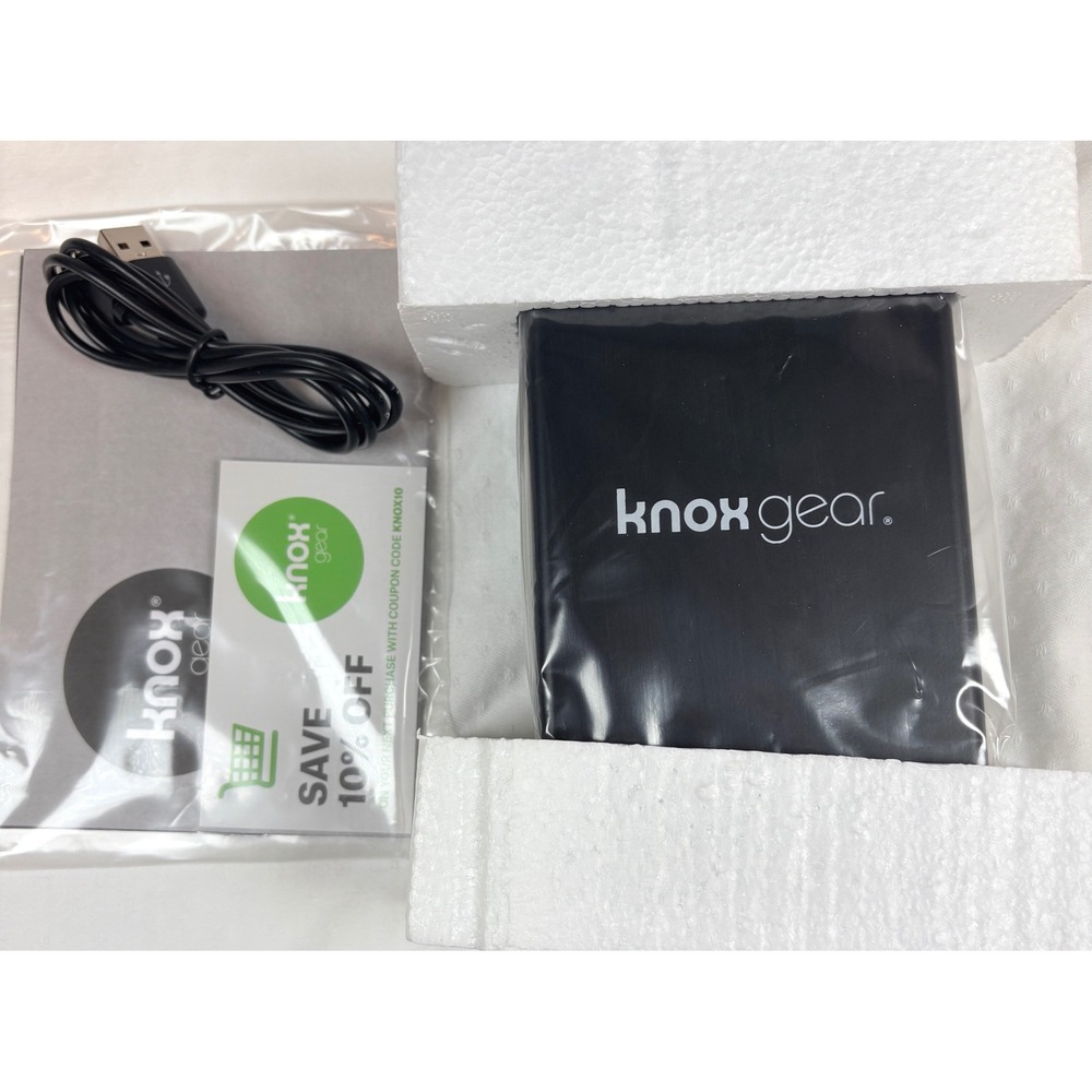 Knox Gear Rechargeable Portable Phantom Power Supply KN-RPPS01 Black XLR